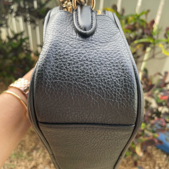 Coach Black Leather Jess Camera Crossbody Bag - Picture 5 of 8